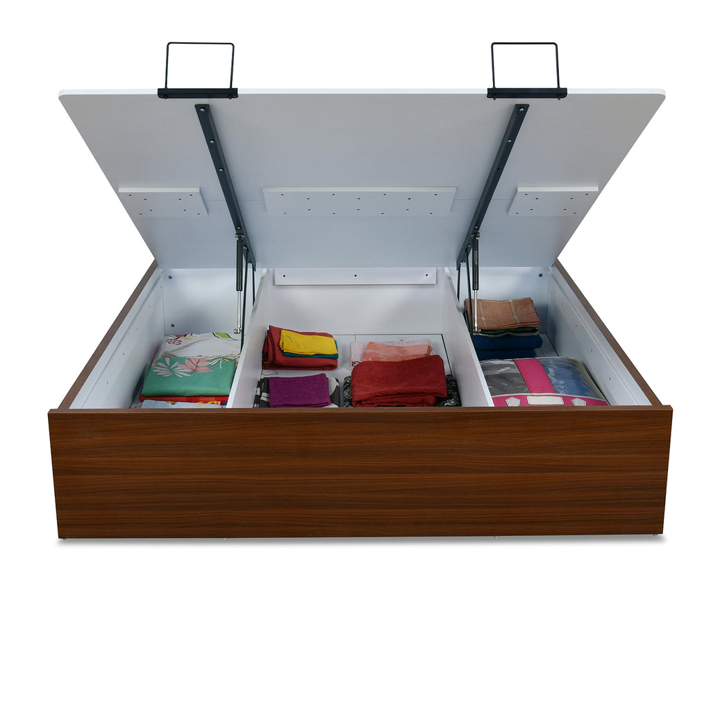 Orion Prime Bed with Semi Hydraulic Storage (Walnut)