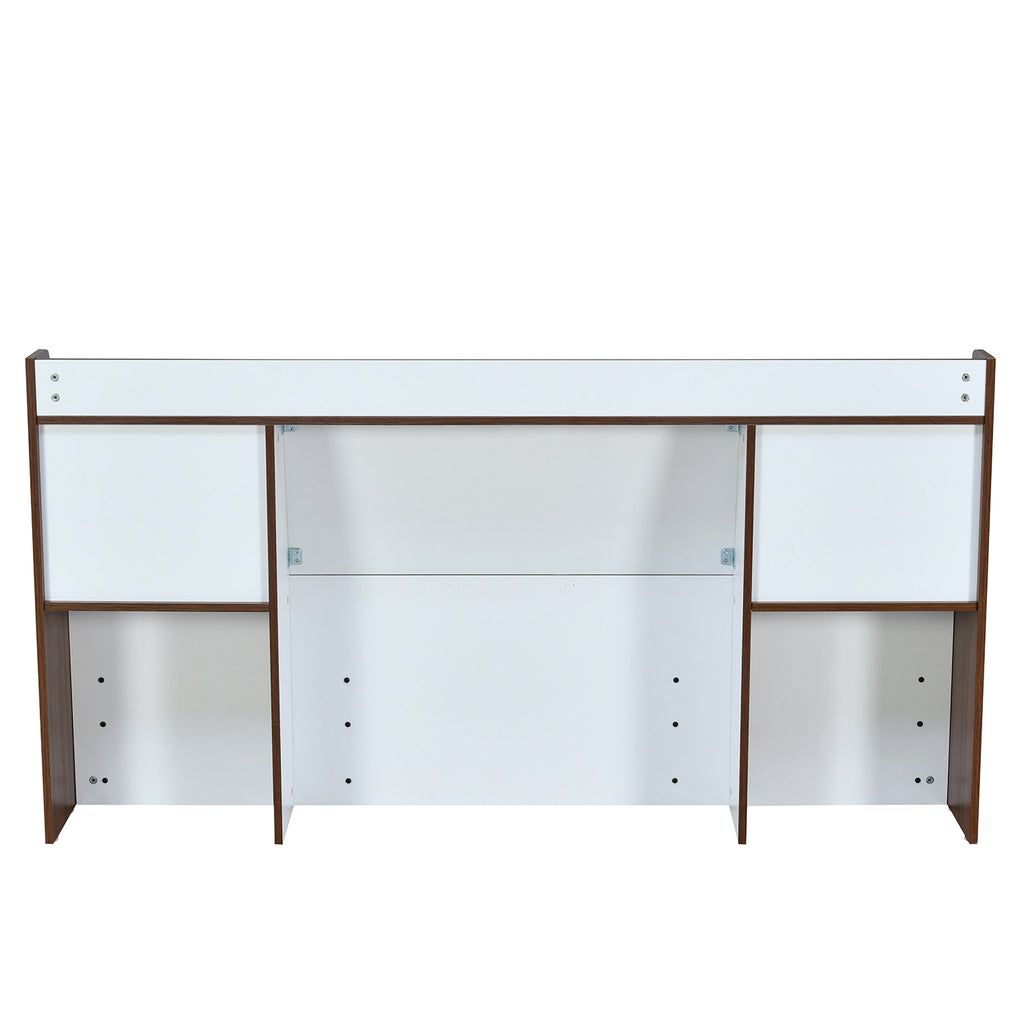 Ornate Meta Bed Without Storage (White)