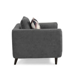 Harper 1 Seater Fabric Sofa- Grey