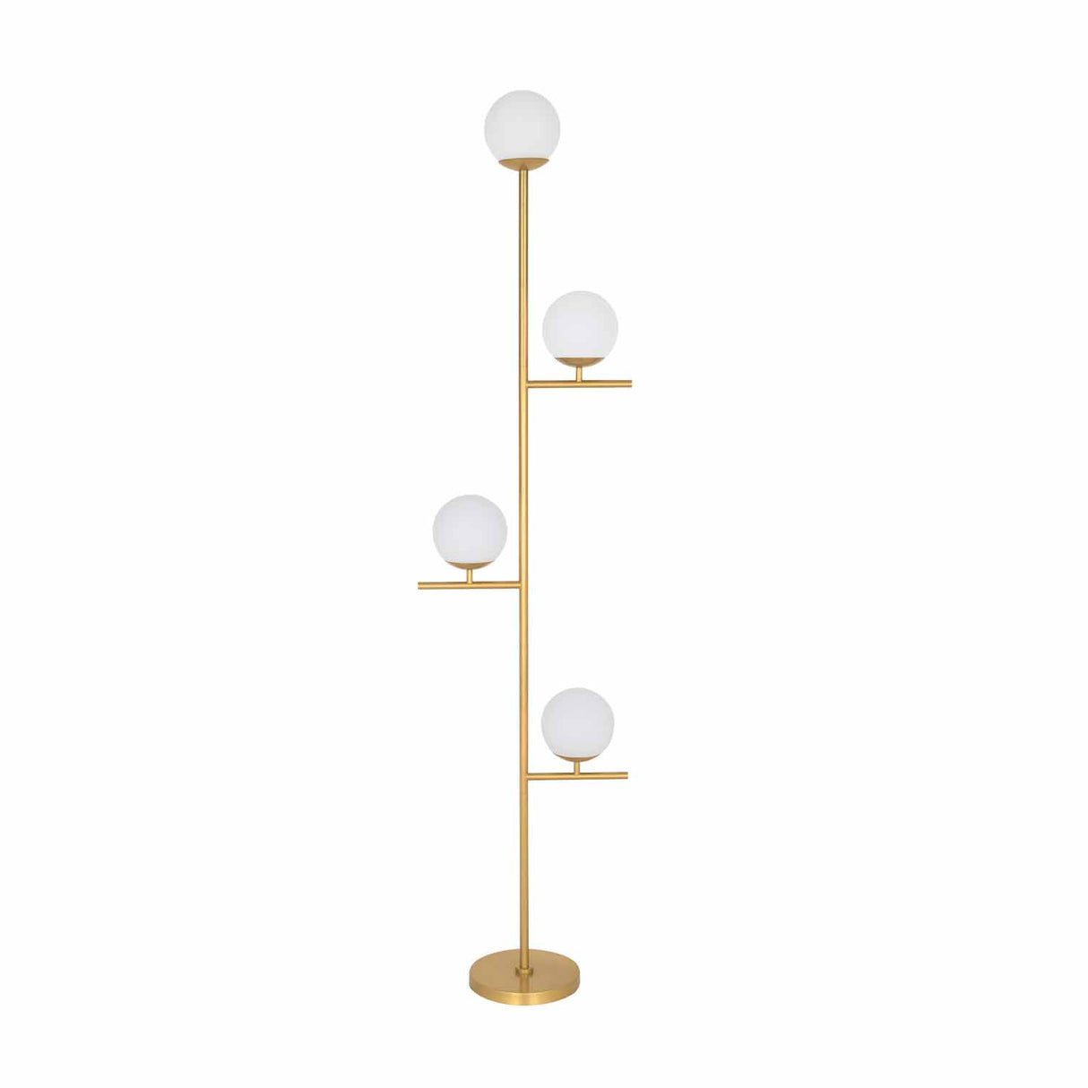Four Bulbs Floor Lamp (Gold)