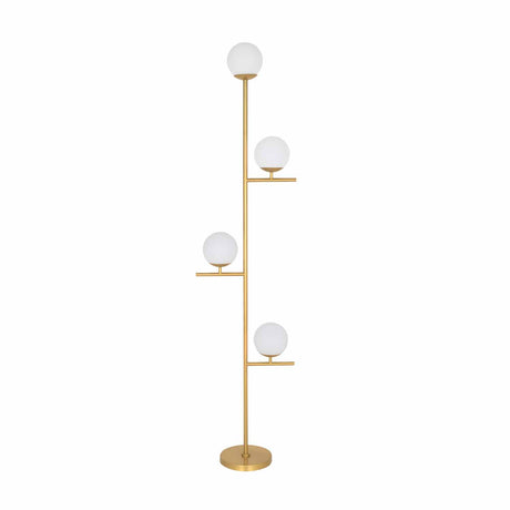 Four Bulbs Floor Lamp (Gold)