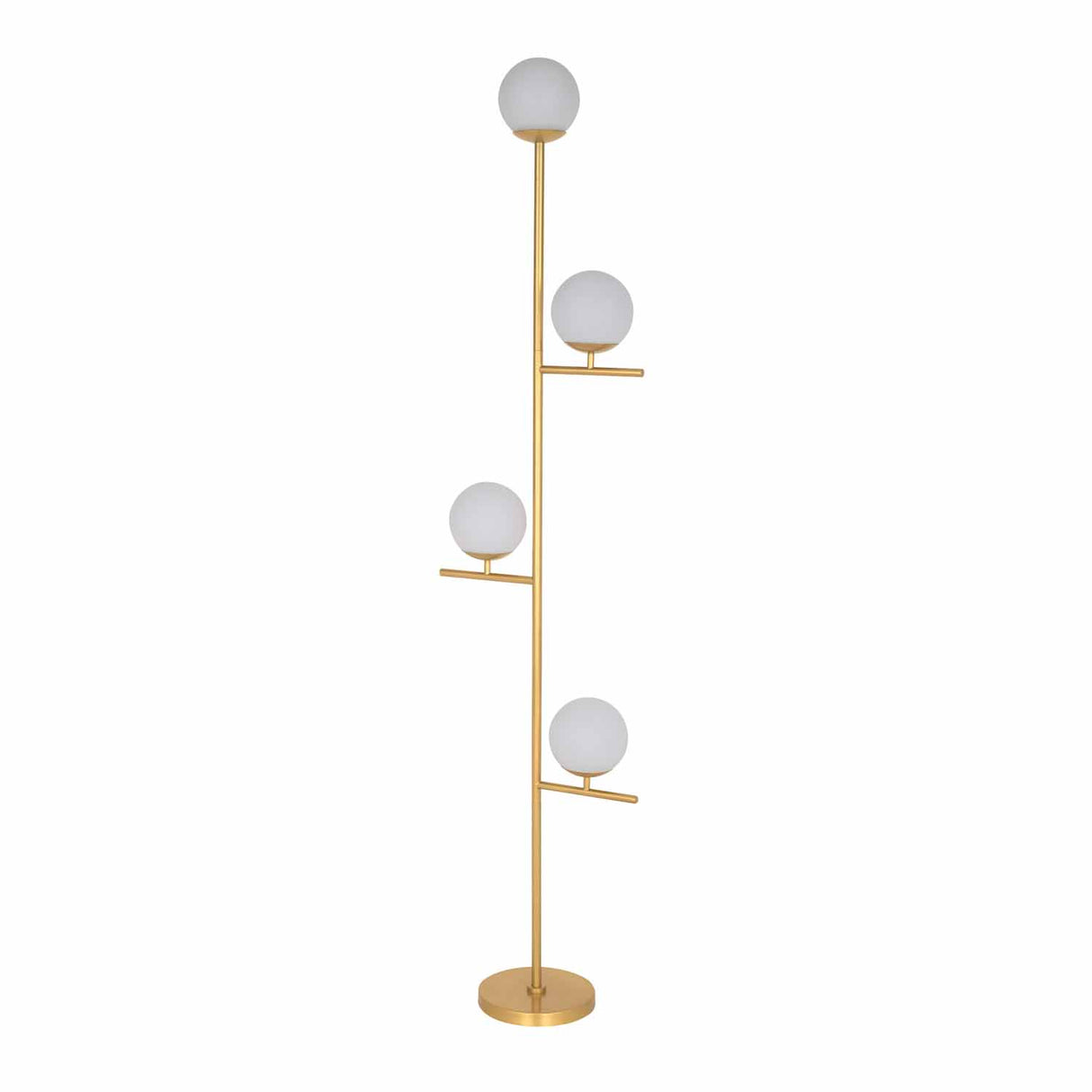 Four Bulbs Floor Lamp (Gold)
