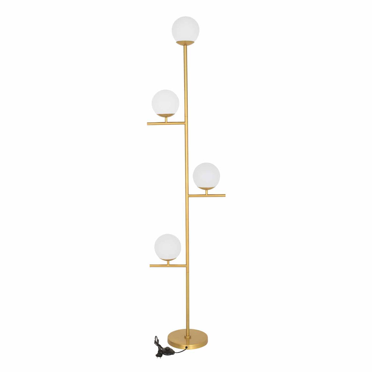 Four Bulbs Floor Lamp (Gold)