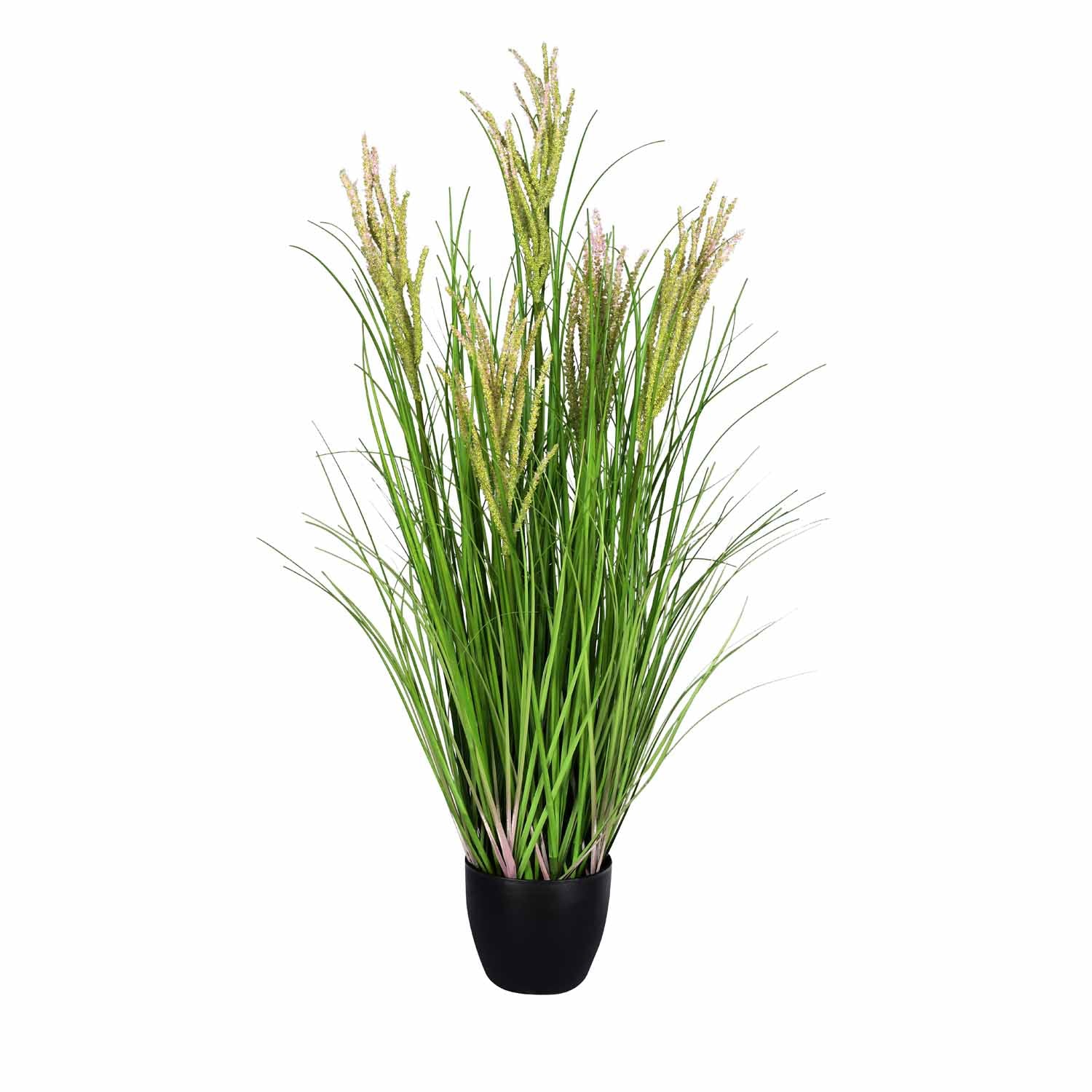 Miscanthus Grass Artificial Plant with Pot (Lilac)