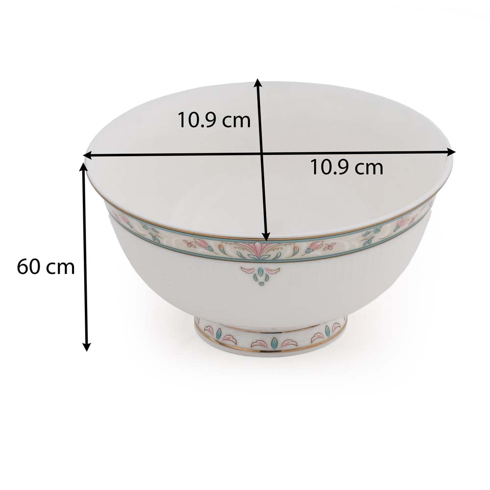 38 Pieces Florim Porcelain Dinner Set- White and Green