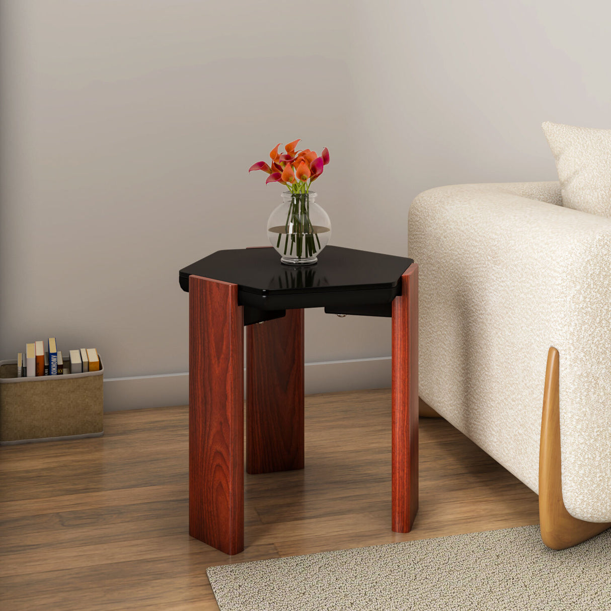 Tripod Side Table (Walnut)