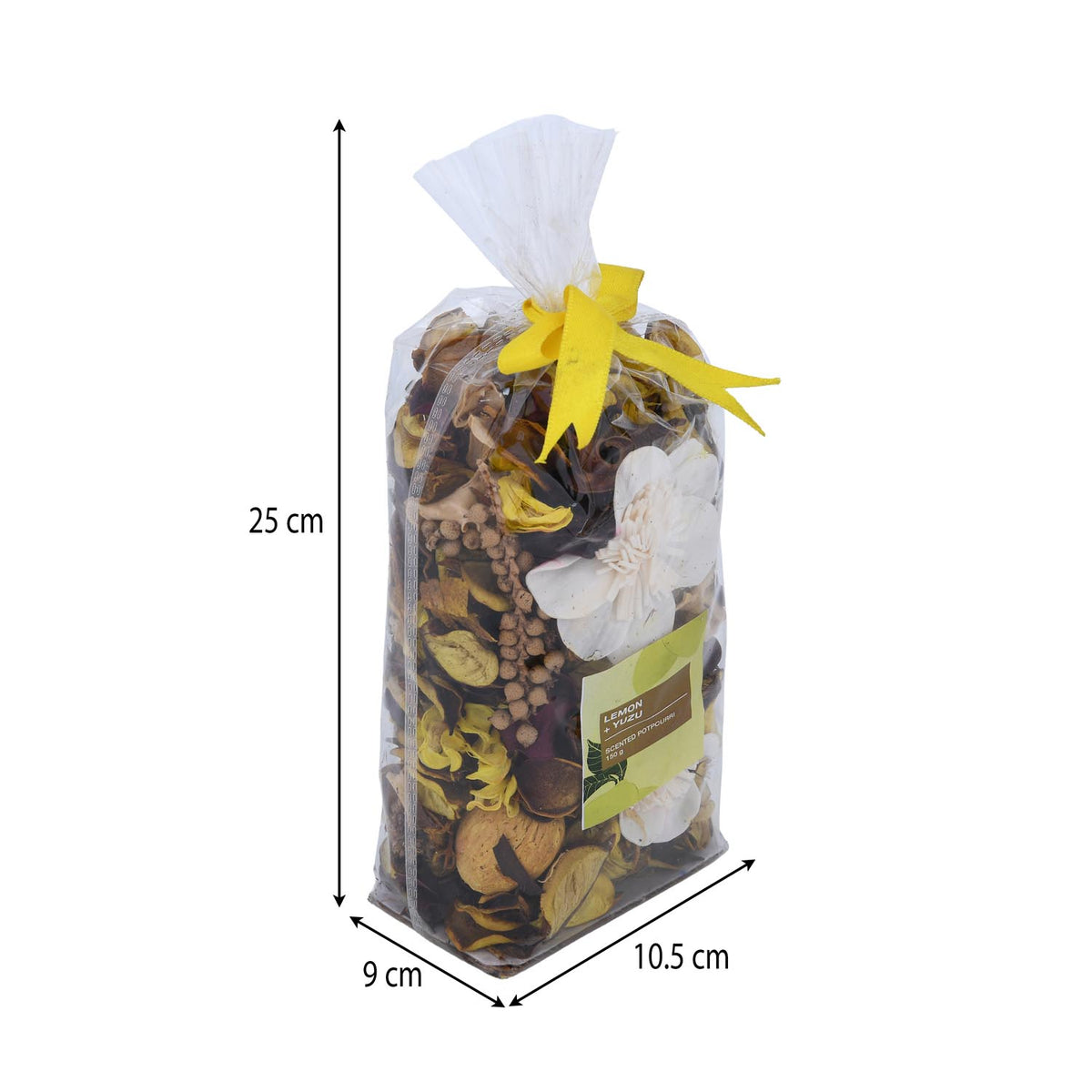 Lemon Yuzu Potpourie Scented- Yellow