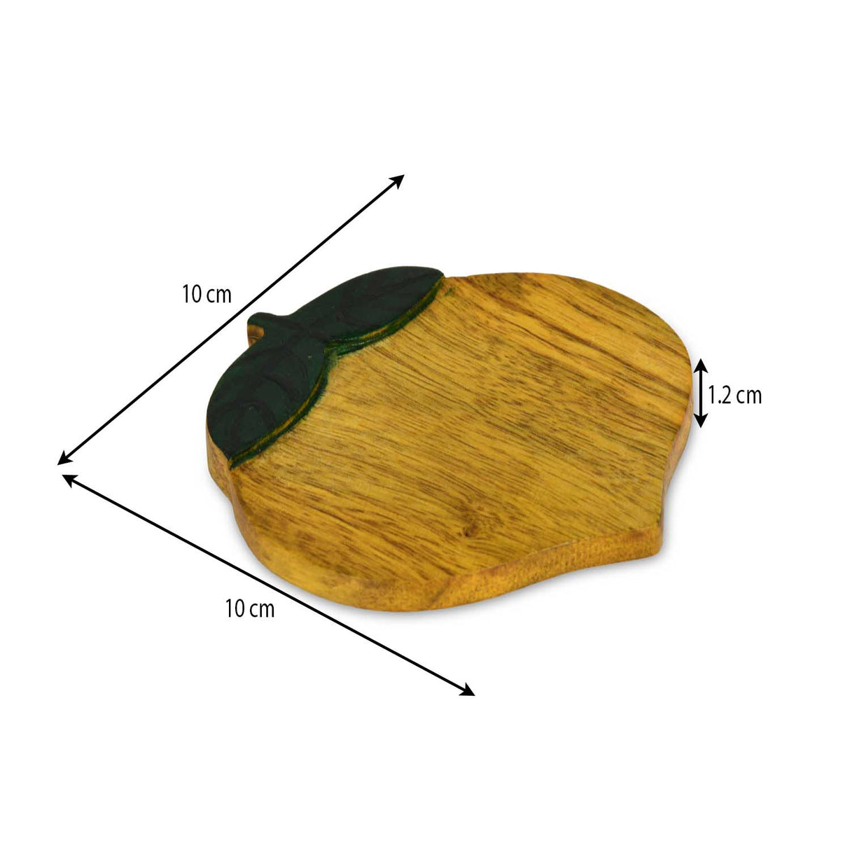 Lemon Lush Wooden Coasters Set of 4- Yellow