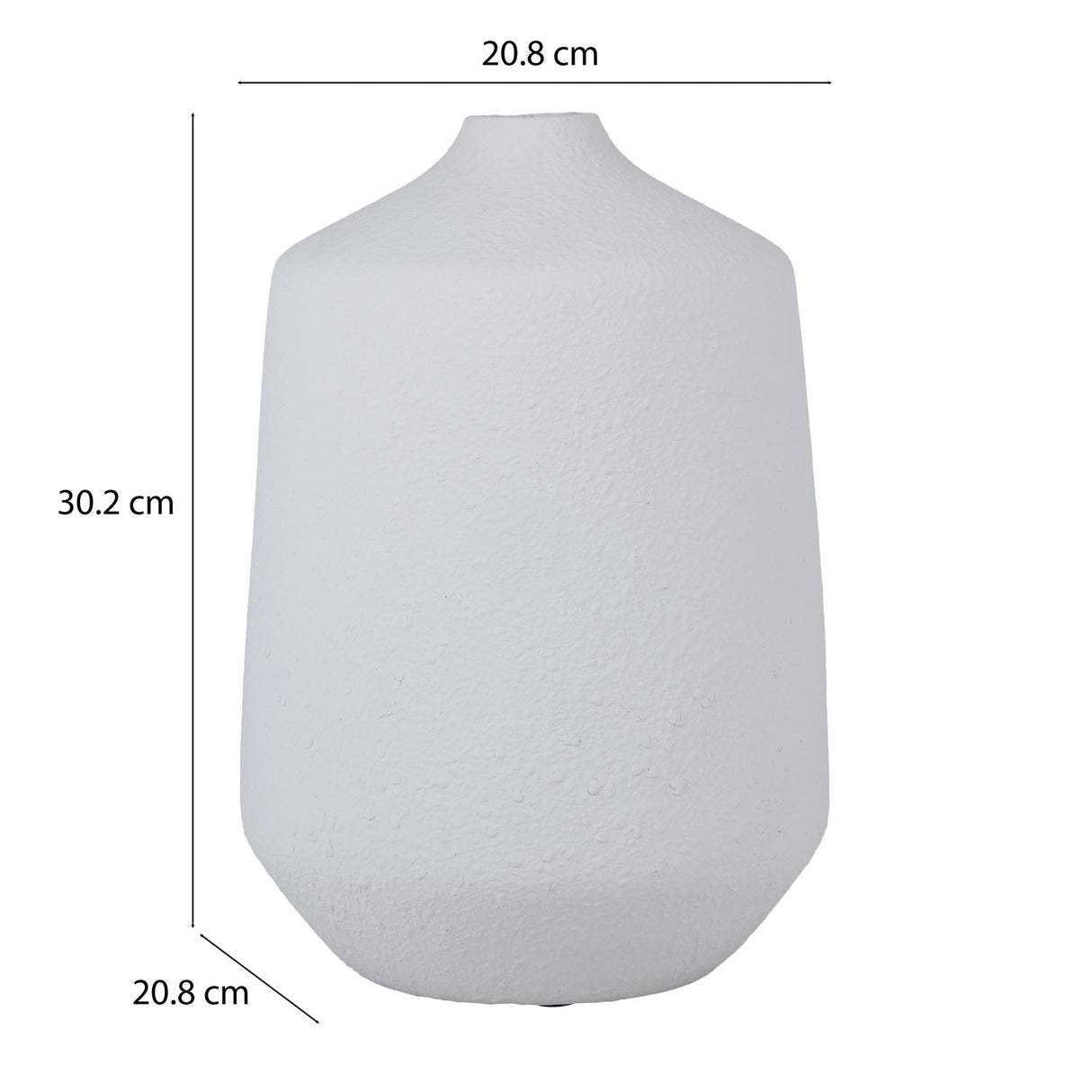 Decorative Terracotta Bell Droplet Vase- Beige