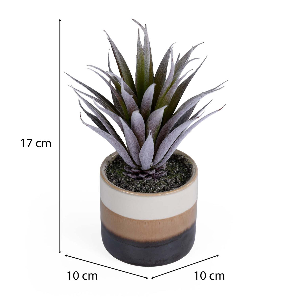Succulent Artificial Grass Potted Plant- Green