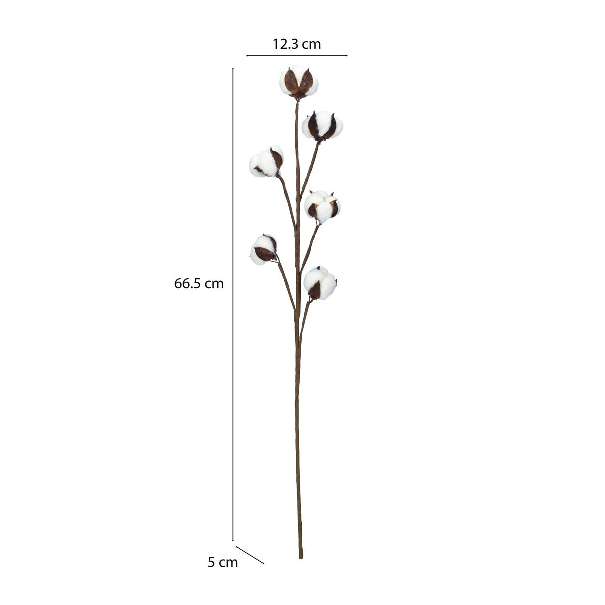Elegant Artificial Cotton Balls Filler- Cream