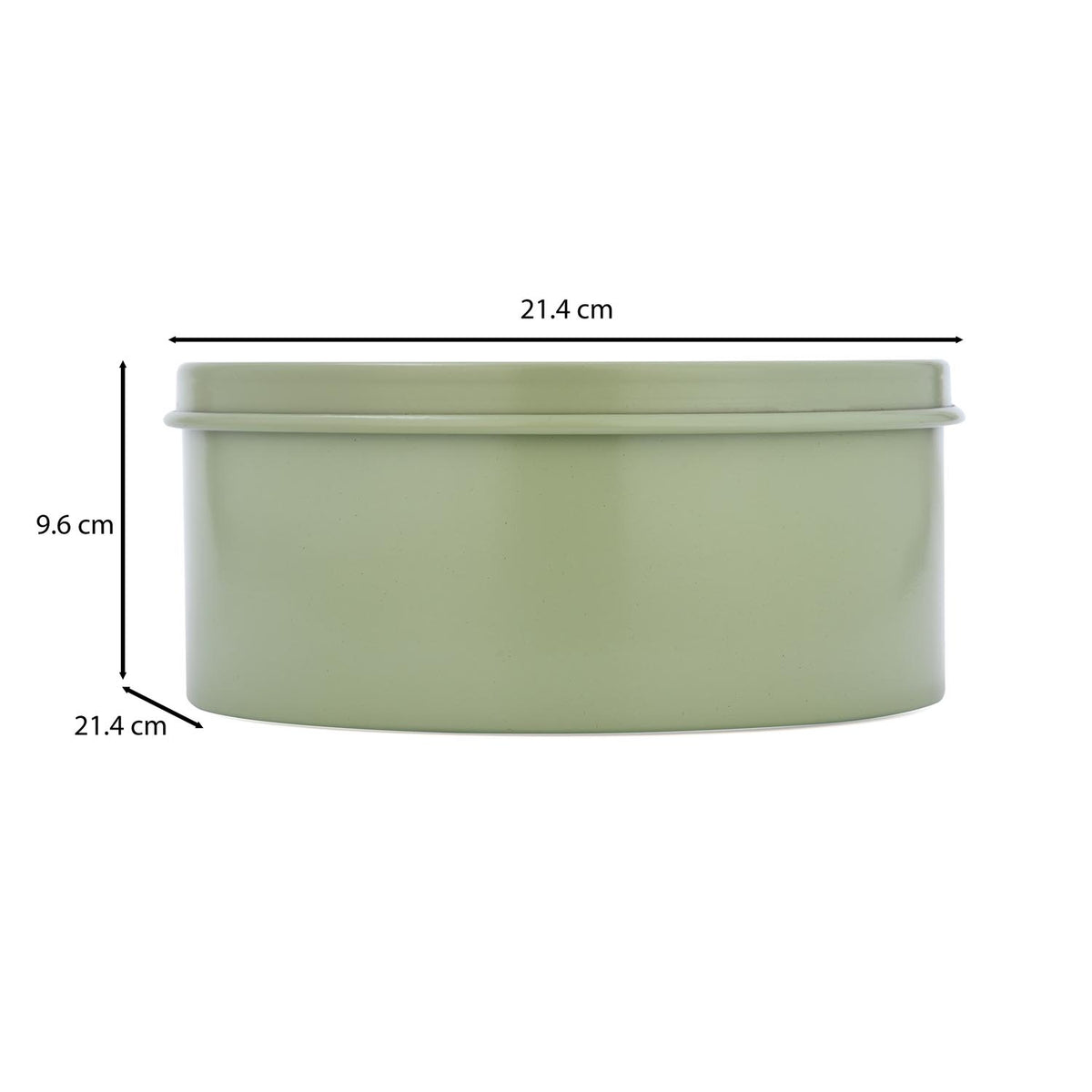 Sweet Treats Cookie Tin Cannister- Sage Green