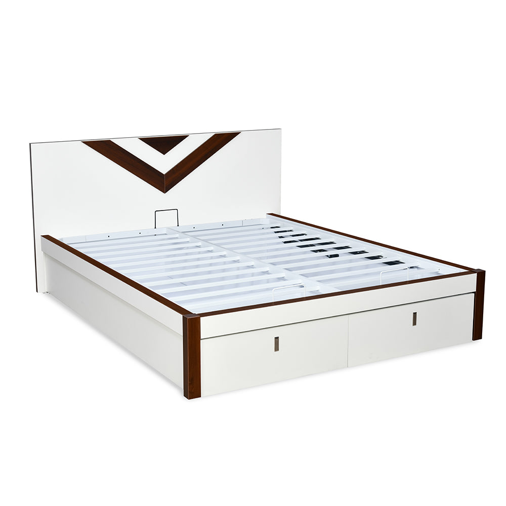 Orion Premier Bed with Hydraulic Storage (White)