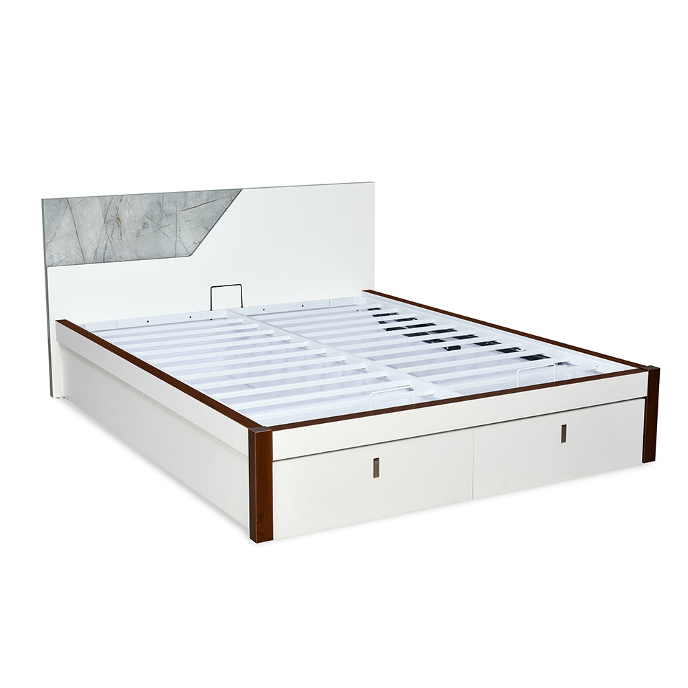 Asta Premier Bed with Hydraulic Storage (White)