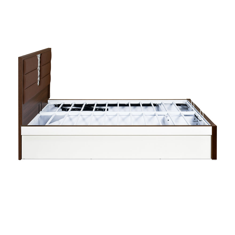 Noir Premier Bed with Hydraulic Storage (White)