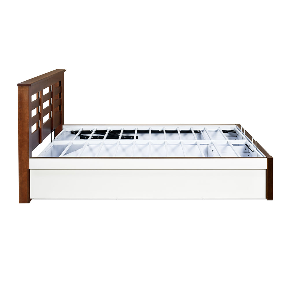 Maple Premier Bed with Hydraulic Storage (White)