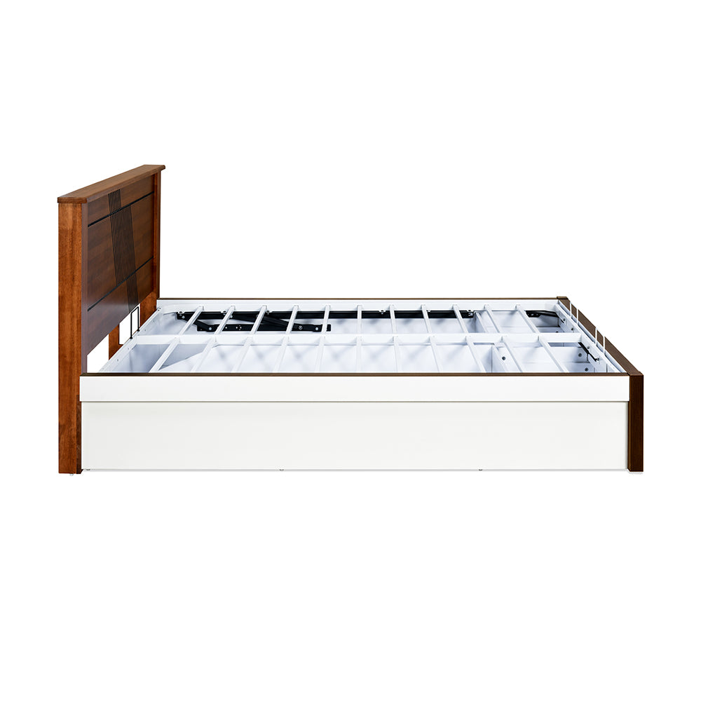 Electra Premier Bed with Hydraulic Storage (White)