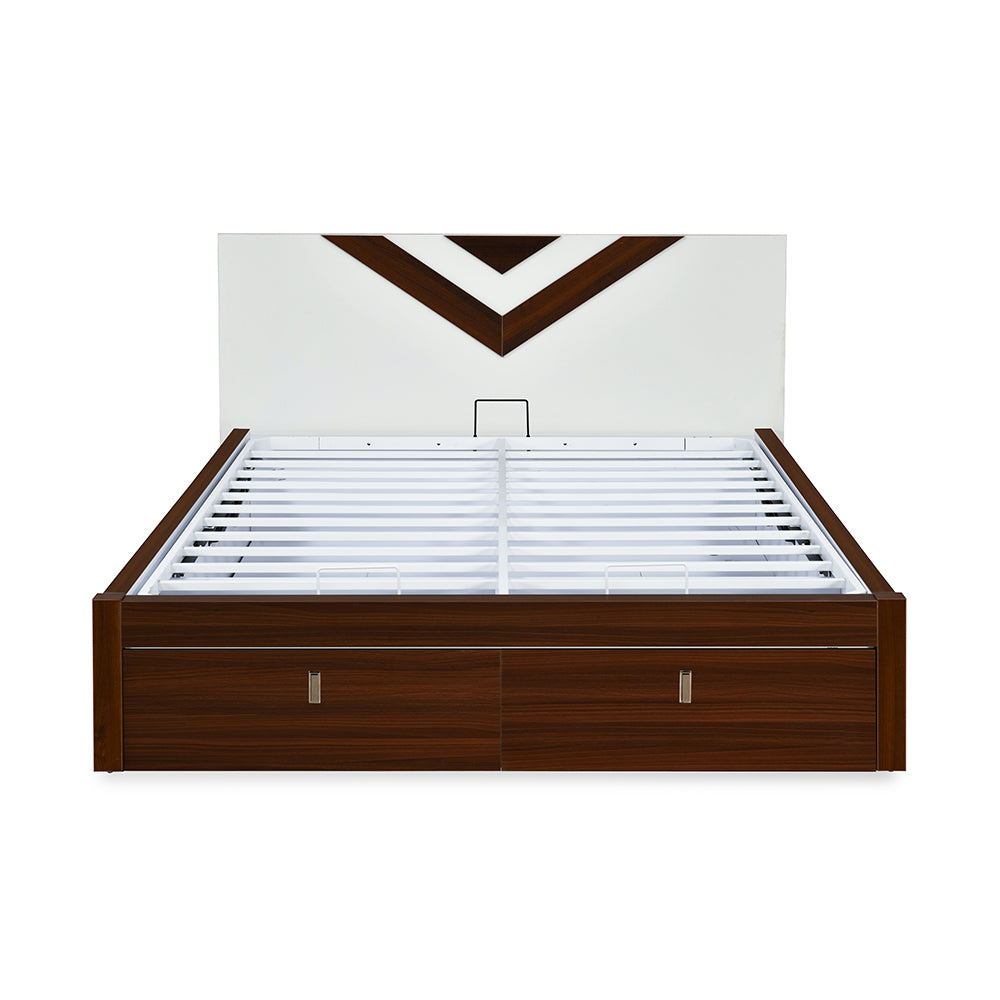 Orion Premier Bed with Hydraulic Storage (Walnut)