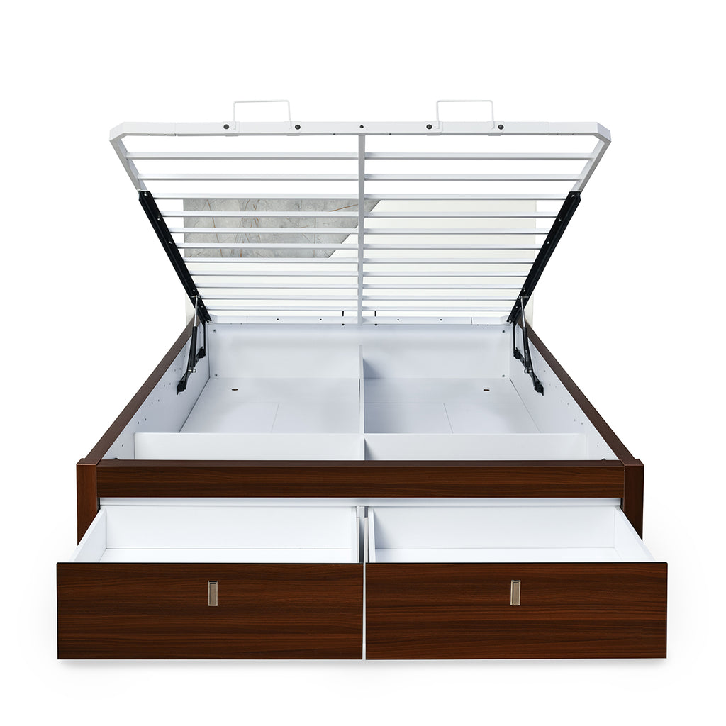 Asta Premier Bed with Hydraulic Storage (Walnut)