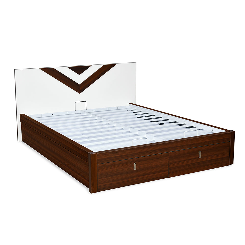 Orion Premier Bed with Hydraulic Storage (Walnut)