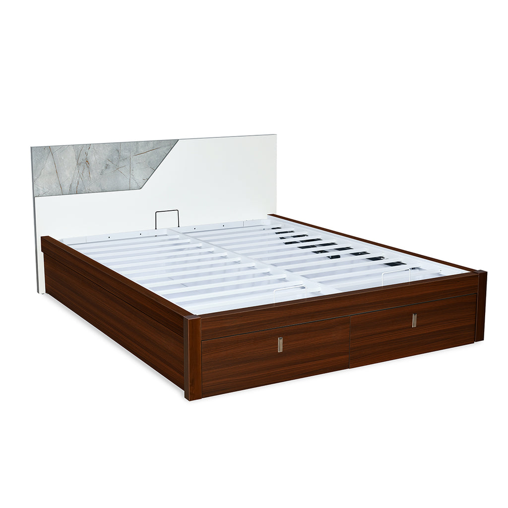Asta Premier Bed with Hydraulic Storage (Walnut)
