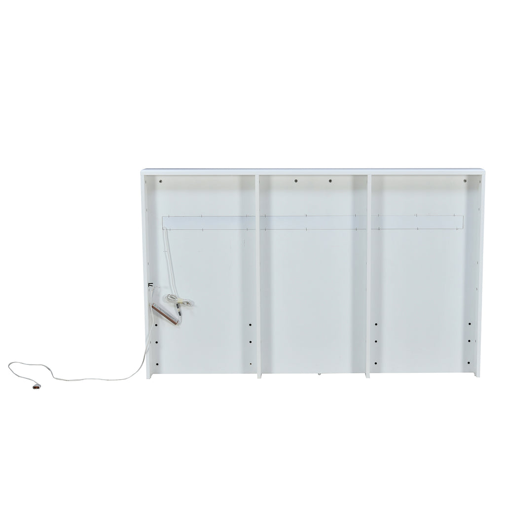 Capsule Prime Bed with Semi Hydraulic Storage (White)