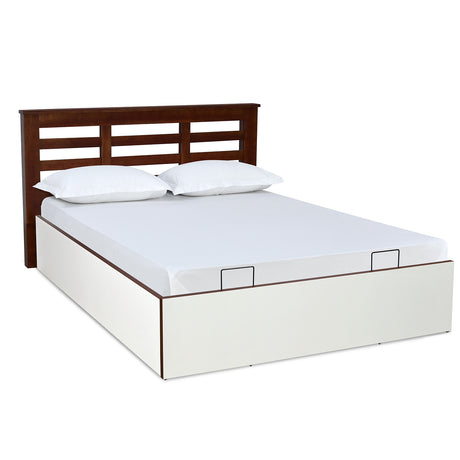 Maple Prime Bed with Semi Hydraulic Storage (White)