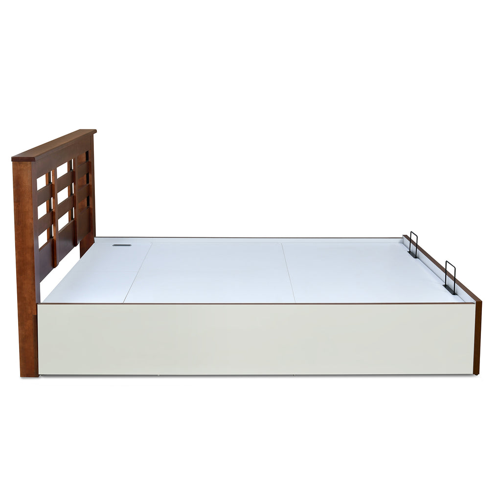 Maple Prime Bed with Semi Hydraulic Storage (White)