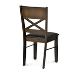 Adrian 6 Seater Dining Set (Dark Walnut)