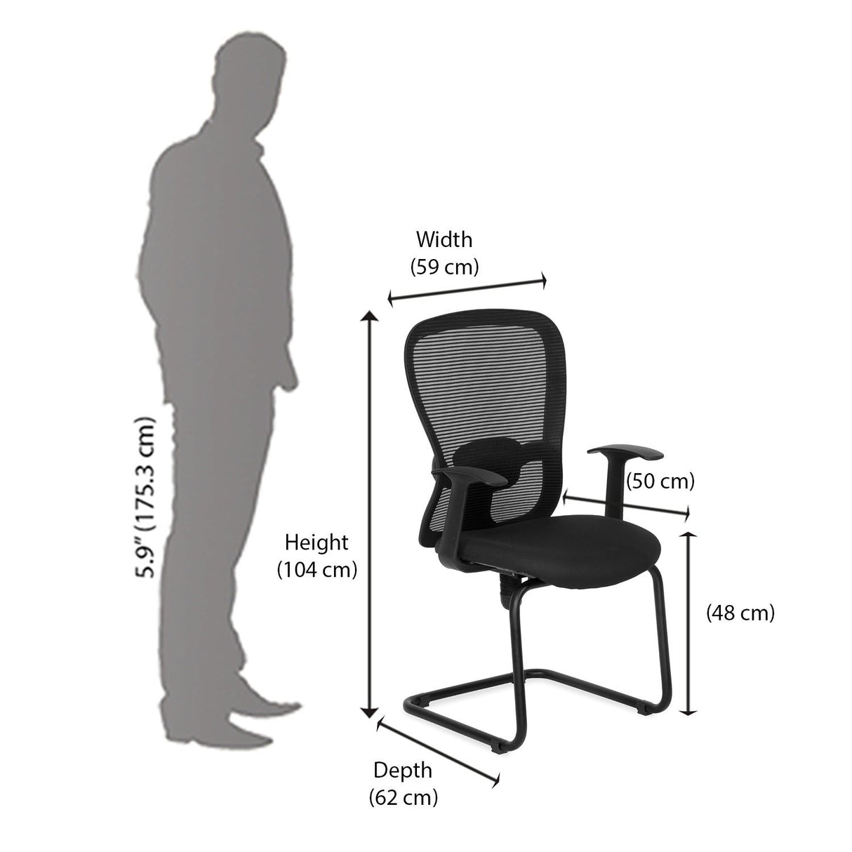 Alba Mid Back Visitor Chair
