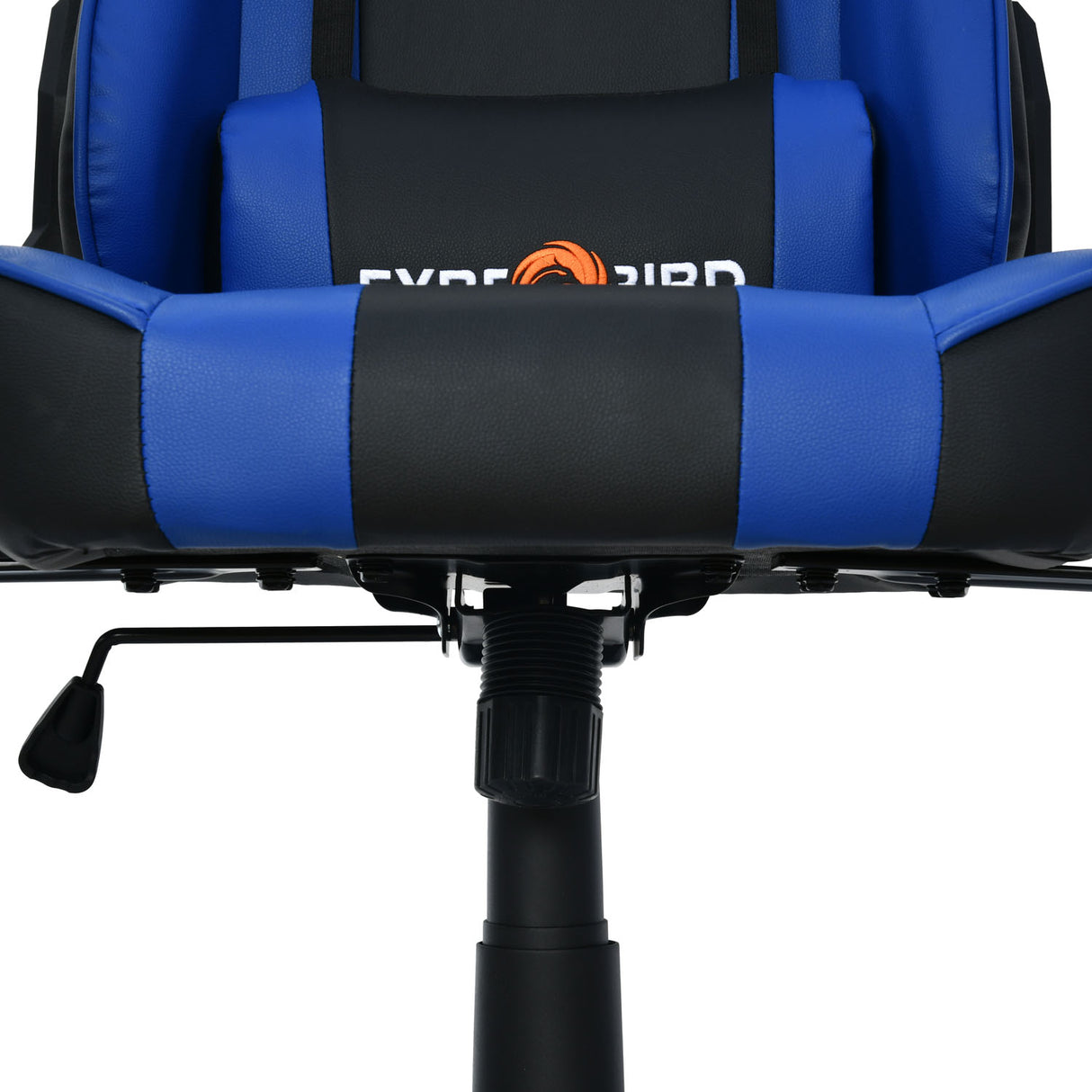 Bosco Leatherette Ergonomic Gaming Chair with Neck & Lumbar Pillow (Black & Blue)