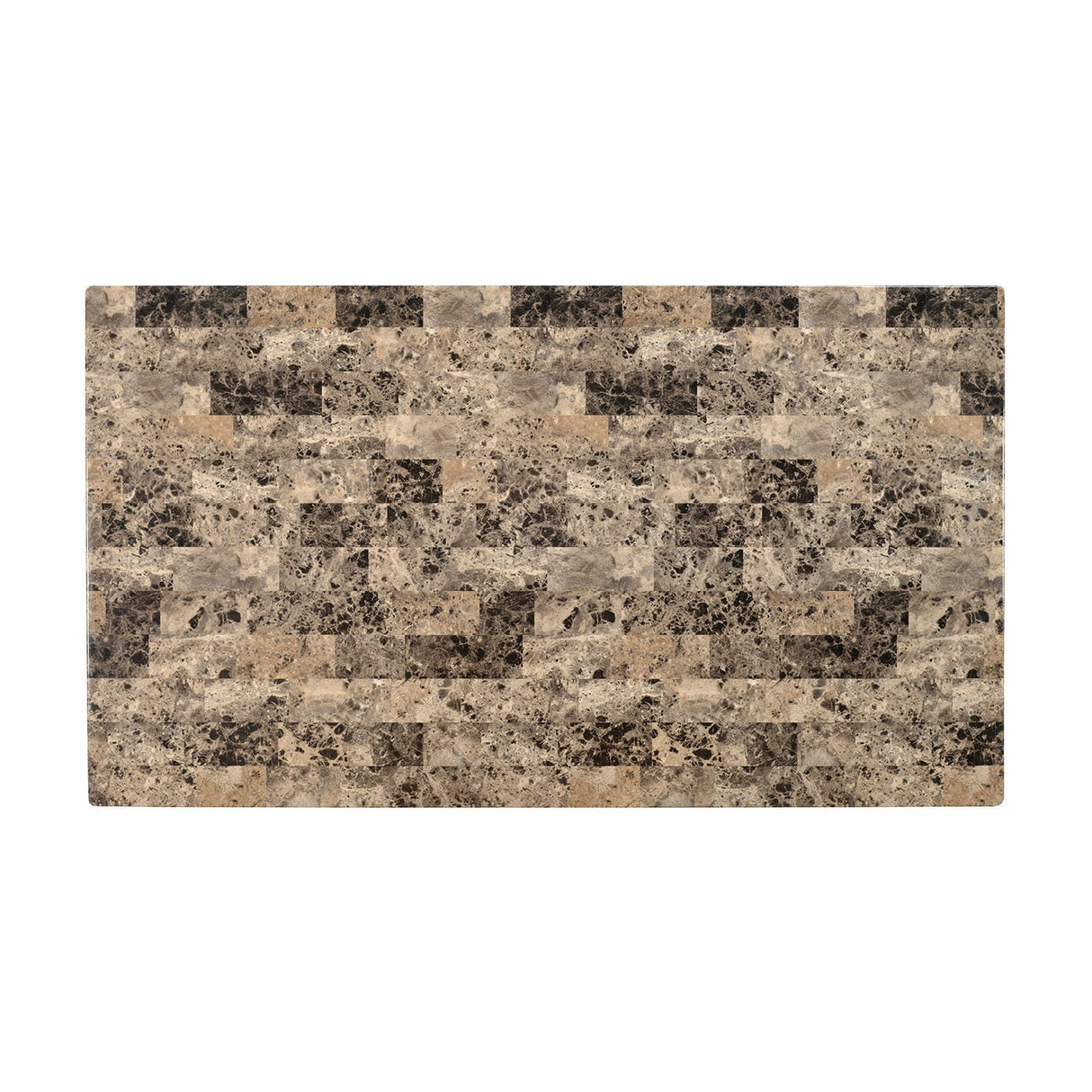 Capri 6 Seater Dining Table & Cucina Chair Dining Set (Walnut & Brown) - Top View