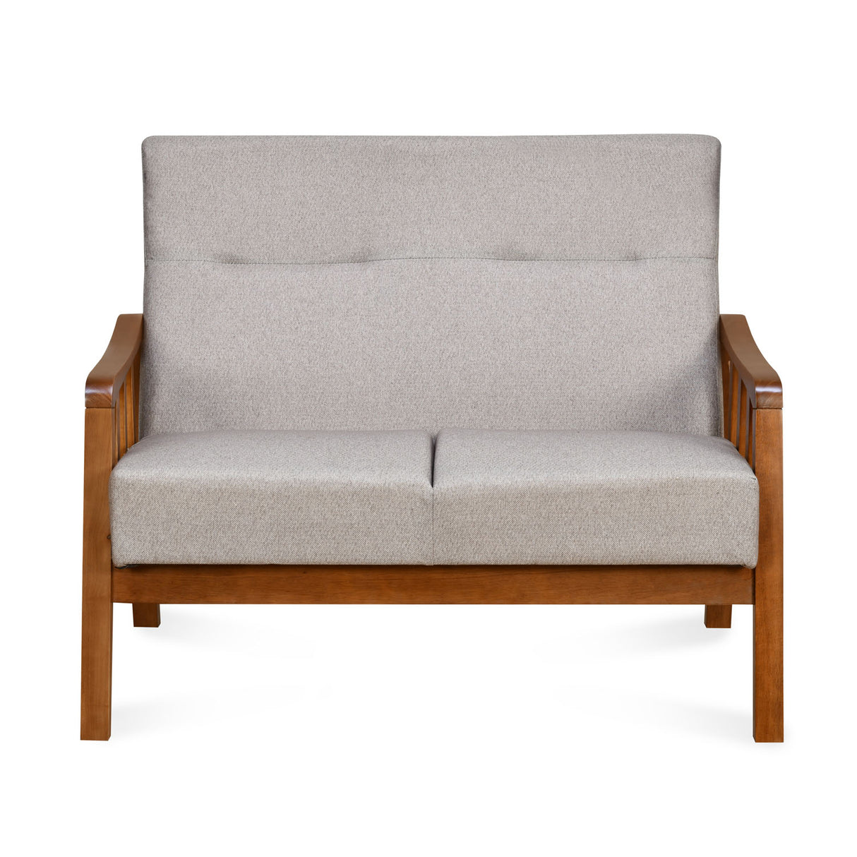 Conolly 2 Seater Fabric Sofa- Brown