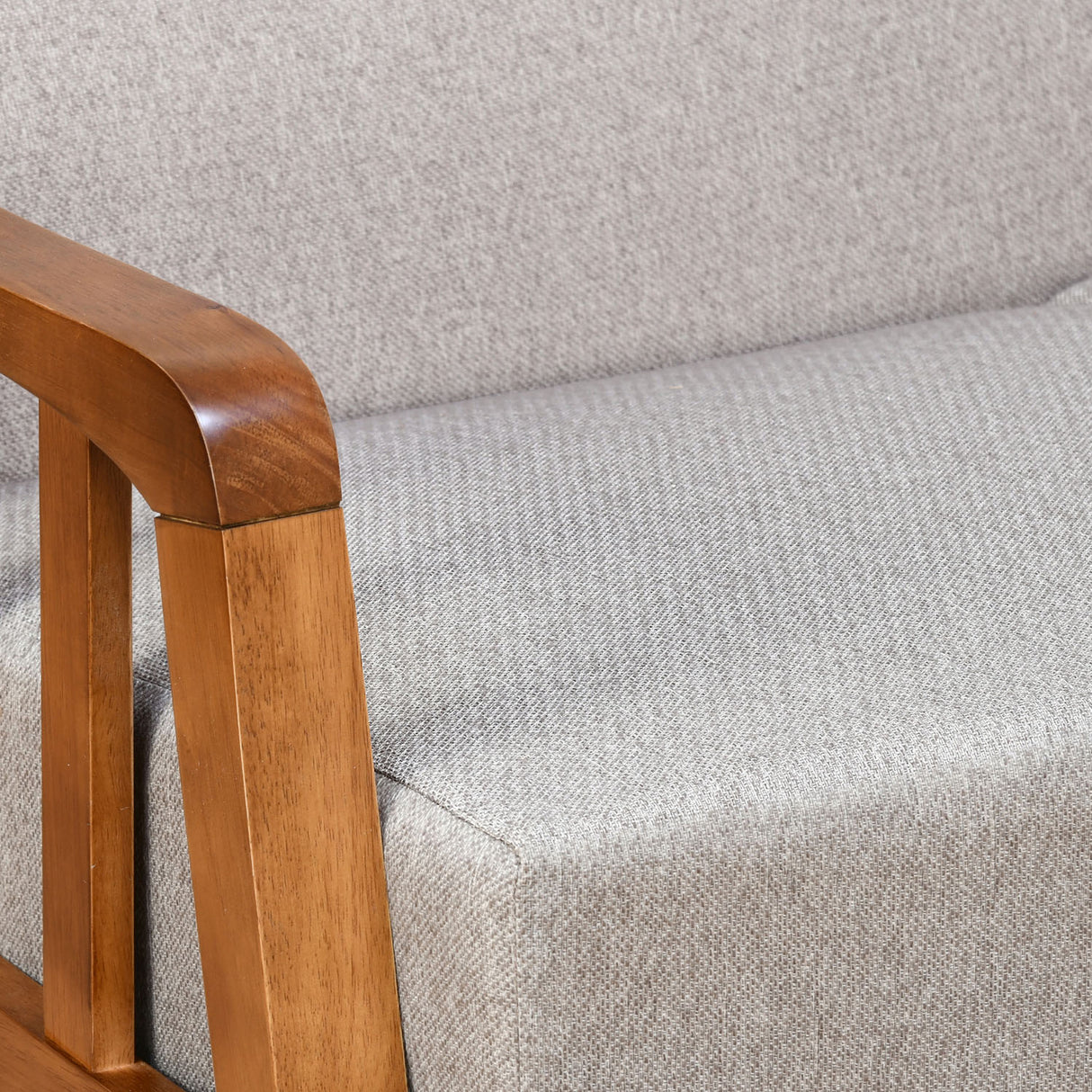 Conolly 2 Seater Fabric Sofa- Brown