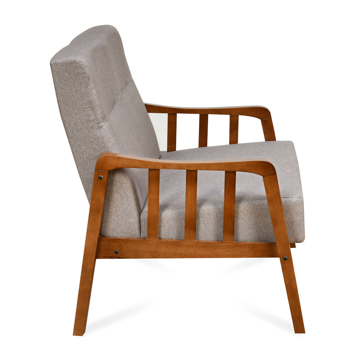 Conolly 2 Seater Fabric Sofa- Brown