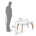 Drew Center Table (Clear)
