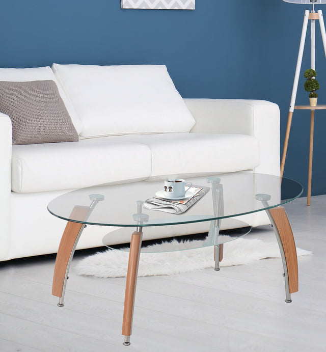 Nilkamal Drew Center Table (Clear)