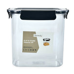 Klip N Store Rectangular 3200 ml Cannister Storage Container (Black)