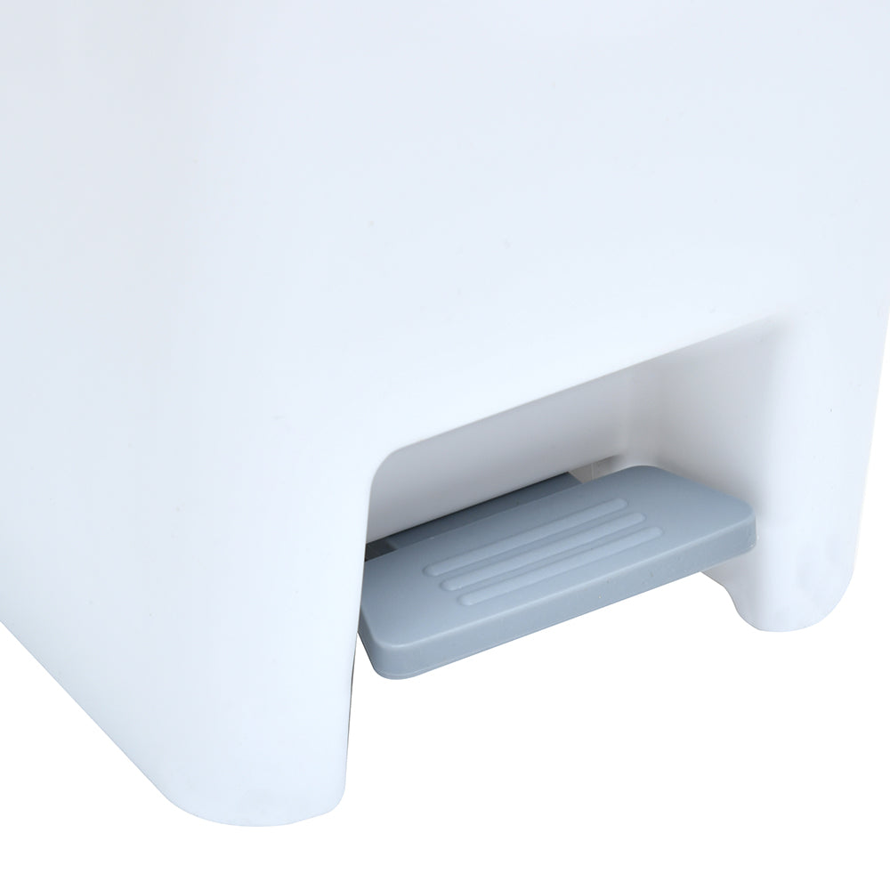 Pedal Press Polypropylene 8 L Dustbin- Grey