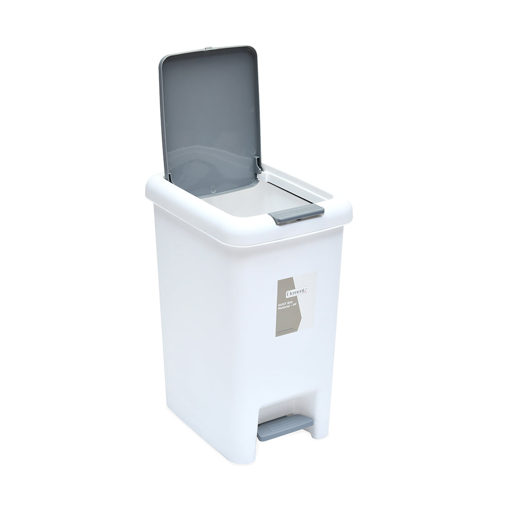 Pedal Press Polypropylene 8 L Dustbin- Grey