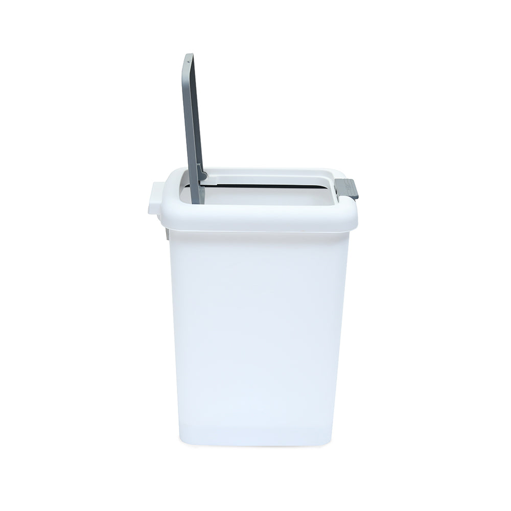 Pedal Press Polypropylene 8 L Dustbin- Grey