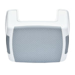 Non-Slip Plastic Stool- White & Grey