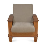 Elena 1 Seater Fabric Sofa- New Wenge