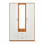 Eternal 3 Door Wardrobe With Mirror (Teak Finish)
