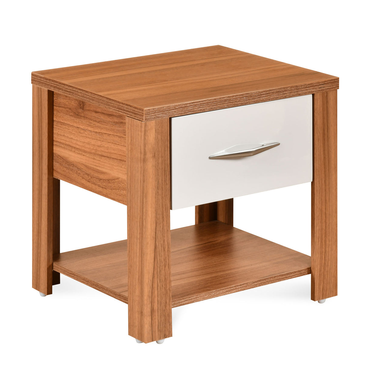 Eternal Engineered Wood Nightstand (Teak)