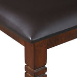 Floret 6 Seater Dining Set With Bench (Walnut)