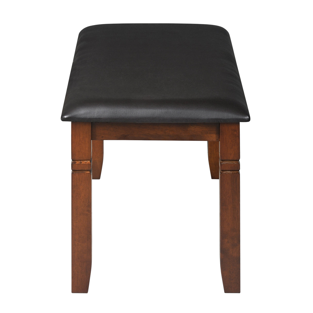 Floret 4 Seater Dining Bench (Walnut) - Side View