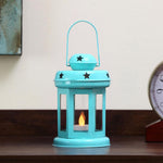 Twilight Metal Mini Lantern- Blue
