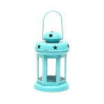 Twilight Metal Mini Lantern- Blue