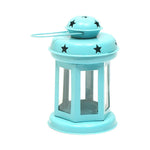 Twilight Metal Mini Lantern- Blue